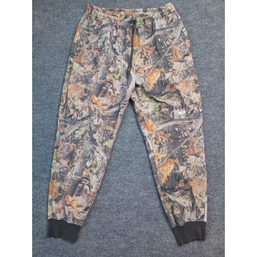 LCKR Pants Mens XL Green Tapered Leg Stretch Ripstop Utility Military Camo